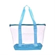 Reusable Clear Tote Bag | https://www.bestnamebadges.com