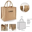 Burlap Jute Tote Bag | https://www.bestnamebadges.com