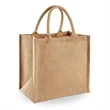 Burlap Jute Tote Bag | https://www.bestnamebadges.com