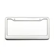 Stainless Steel License Plate Frame 2 Holes Metal Cover | https://www.bestnamebadges.com