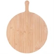 15-Inch Round Bamboo Pizza Cutting Board | https://www.bestnamebadges.com