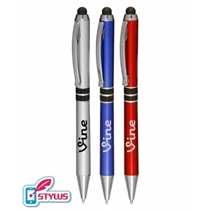 Union Printed, "Eclipse" Stylus Twist Pen