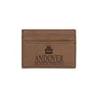 Dark Brown Leatherette Wallet Clip | https://www.bestnamebadges.com