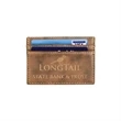 Rustic/Gold Leatherette Wallet Clip | https://www.bestnamebadges.com
