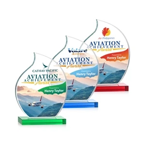 Rothbury Flame VividPrint™ Award | https://www.bestnamebadges.com