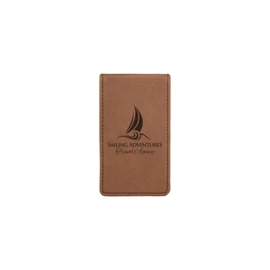 Dark Brown Leatherette Manicure Set