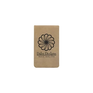 Light Brown Leatherette Manicure Set