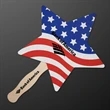 American Flag Star Hand Fan (Non-Light Up) | https://www.bestnamebadges.com