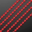 Red Heart Beads Value Necklace (Non-Light Up) | https://www.bestnamebadges.com