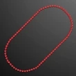 Red Heart Beads Value Necklace (Non-Light Up) | https://www.bestnamebadges.com