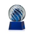 Genista Award on Robson Base - Blue | https://www.bestnamebadges.com