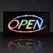 LED OPEN Sign, Plug-In Moving Lights | https://www.bestnamebadges.com