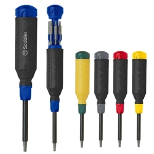 MegaPro Hex 15-In-1 Multi-Bit Screwdriver | https://www.bestnamebadges.com