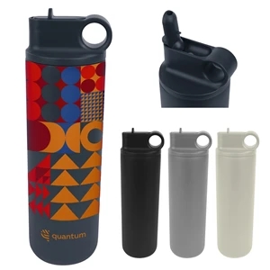 27 Oz. Full Color Roanoke Stainless Steel Bottle | https://www.bestnamebadges.com