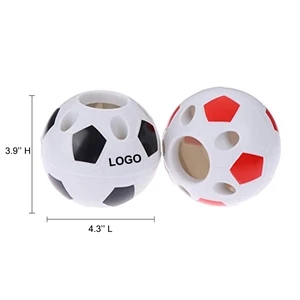 Creative Cute Plastic Football Pen Holder