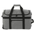 Graphite Recycled Wheeled Duffel | https://www.bestnamebadges.com