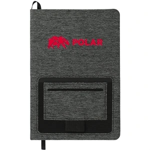 FSC® Mix 5.5' x 8.5' Vila RPET Bound Notebook | https://www.bestnamebadges.com