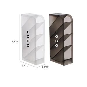 Versatile Plastic Pen Holder Desktop Organizer