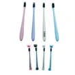 Wheat Straw Travel Toothbrush w/ PVC Round Pipe | https://www.bestnamebadges.com