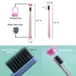 Wheat Straw Travel Toothbrush w/ PVC Round Pipe | https://www.bestnamebadges.com