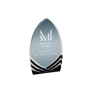 8" Black Cathedral Soaring Acrylic Award