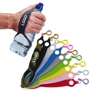 Silicone Water Bottle Handle w/ Plastic Carabiner