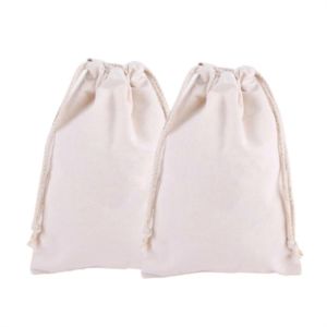 Custom Canvas Reusable Drawstring Storage Bag