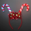 Blinky Candy Cane Headband | https://www.bestnamebadges.com