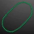Rounded Mini Shamrocks Bead Necklace (Non-Light Up) | https://www.bestnamebadges.com