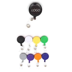 Round Retractable Badge Reel