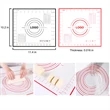 Small Size Silicone Pastry/Baking Mat  w/ Measurement Mark | https://www.bestnamebadges.com