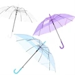 Clear Dome Automatic Umbrella | https://www.bestnamebadges.com