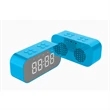 Bluetooth Speaker With Clock&LED | https://www.bestnamebadges.com
