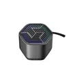 Metal LED Colorful Light Bluetooth Speaker | https://www.bestnamebadges.com
