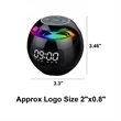 Colorful Alarm Clock Bluetooth Speaker | https://www.bestnamebadges.com