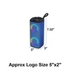 Colorful Light Dual Loud Speakers | https://www.bestnamebadges.com