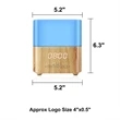 Alarm Clock Humidifier Bluetooth Speaker Mood Lights 3 In 1 | https://www.bestnamebadges.com