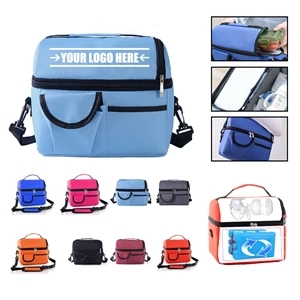 Insulated Cooler Bag With Shoulder Strap