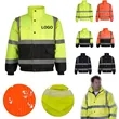 Waterproof Safety Reflective Cotton Jacket | https://www.bestnamebadges.com