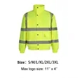 Waterproof Safety Reflective Cotton Jacket | https://www.bestnamebadges.com