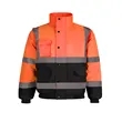 Waterproof Safety Reflective Cotton Jacket | https://www.bestnamebadges.com