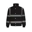 Waterproof Safety Reflective Cotton Jacket | https://www.bestnamebadges.com