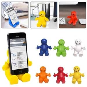 Squeezable Smile Phone Holder