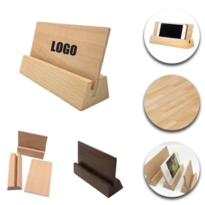 Wooden Office Card Base