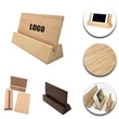 Wooden Office Card Base | https://www.bestnamebadges.com