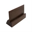 Wooden Office Card Base | https://www.bestnamebadges.com