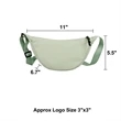 Nylon Crossbody Bag | https://www.bestnamebadges.com