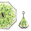Upside Down Umbrella With C-Shaped Handle | https://www.bestnamebadges.com