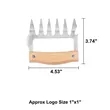 Metal Meat Shredder Claws BBQ Tool | https://www.bestnamebadges.com