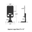 Rotating Foldable Tablet Phone Stand | https://www.bestnamebadges.com